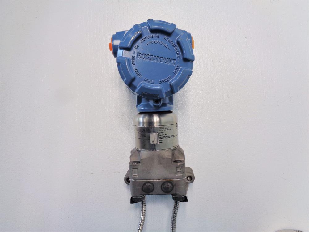 Rosemount Pressure Transmitter w/ Diaphragm Seals 3051S2CD2A2B12A1AB4K5